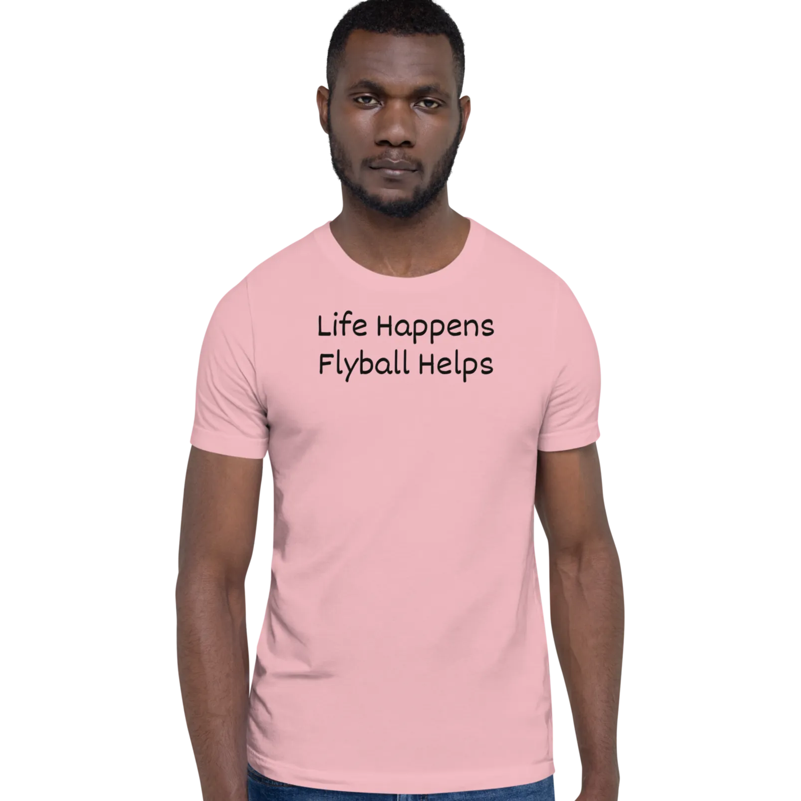 Life Happens, Flyball Helps T-Shirts - Light