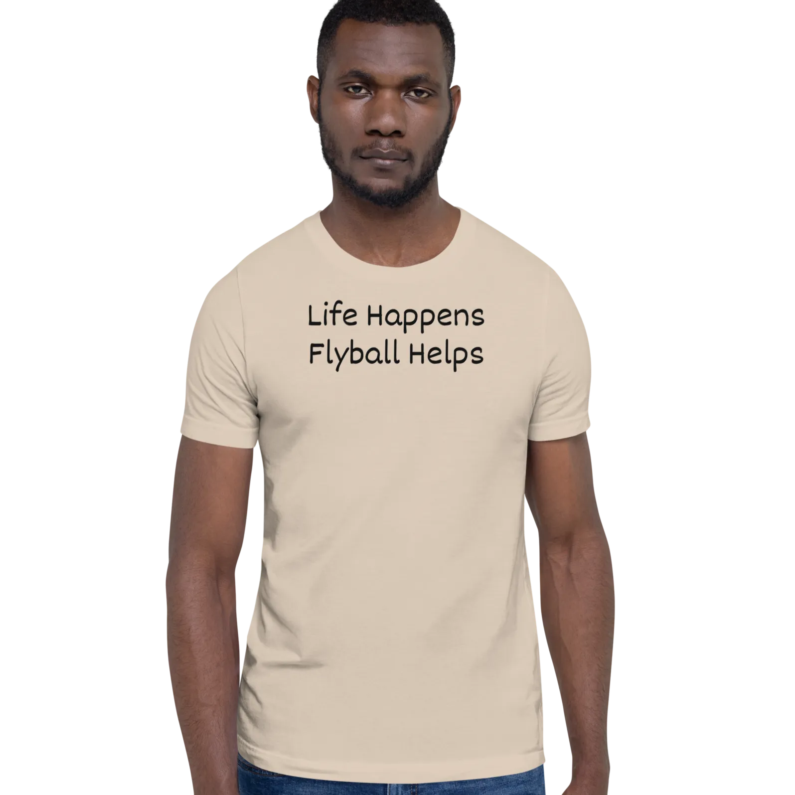 Life Happens, Flyball Helps T-Shirts - Light