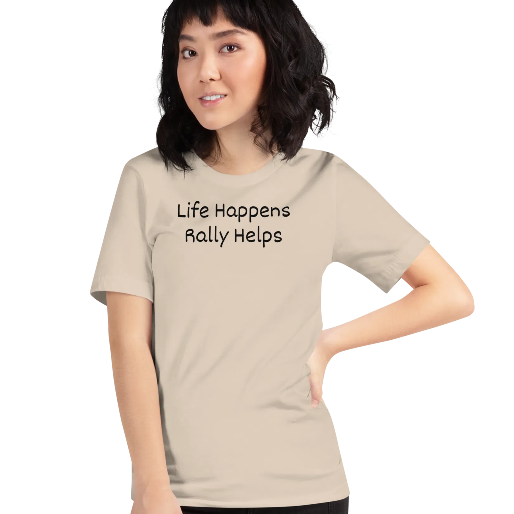 Life Happens, Rally Helps T-Shirts - Light
