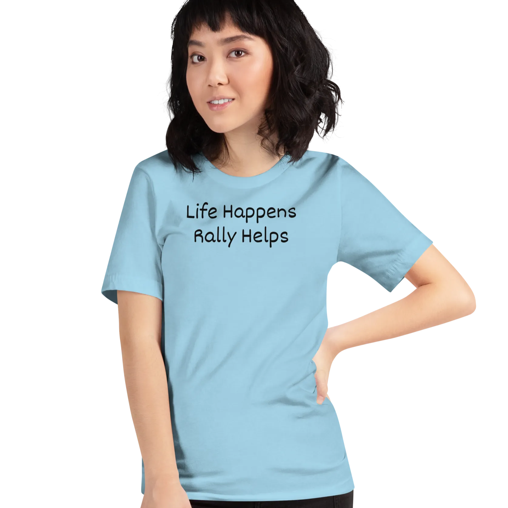 Life Happens, Rally Helps T-Shirts - Light