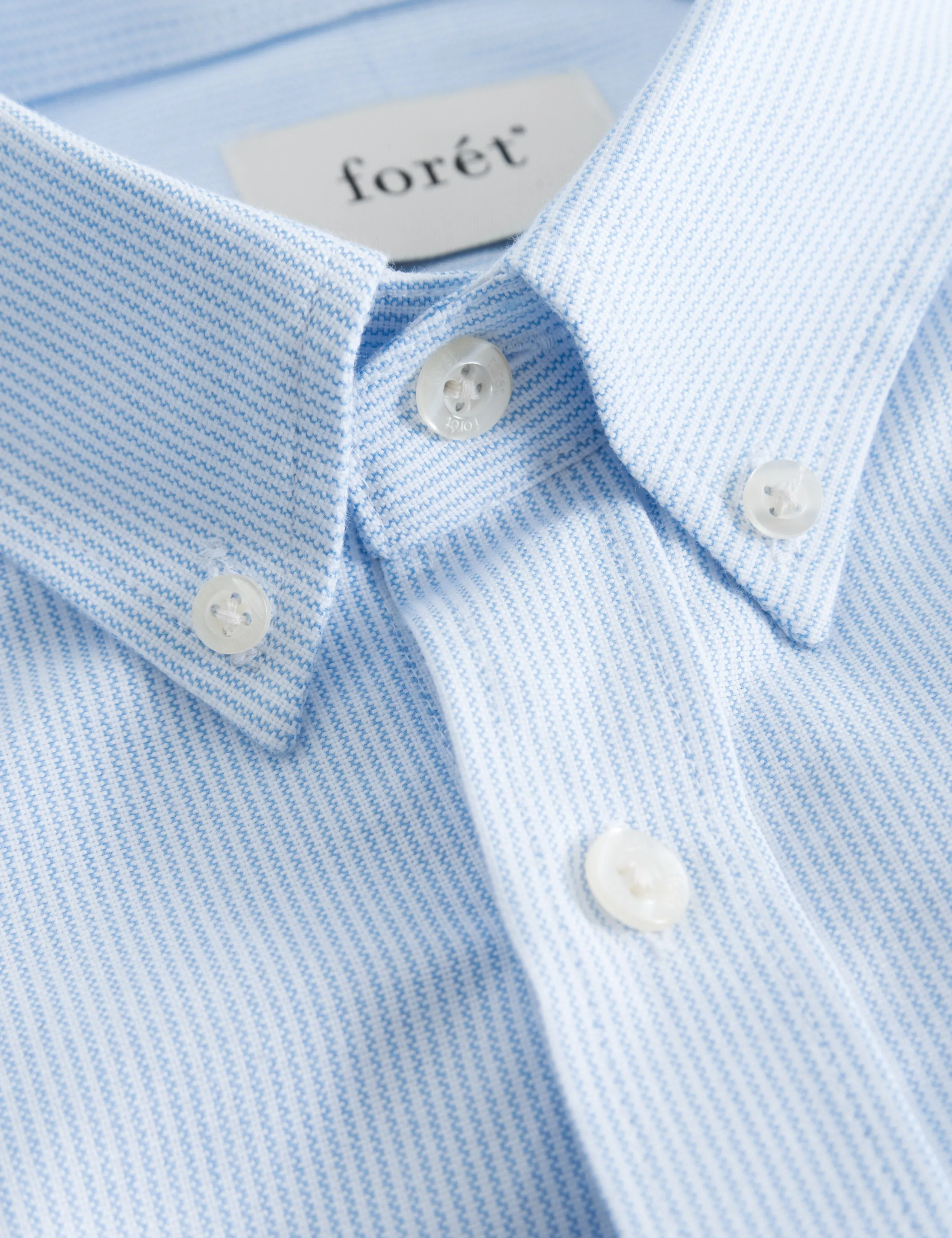 LIFE SHIRT - WHITE/LIGHT BLUE