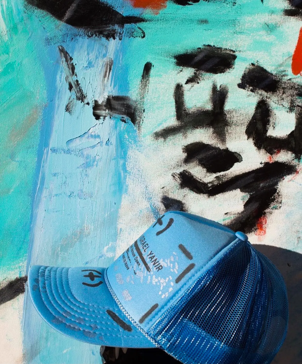Light Blue Metamorphosis Trucker Hat