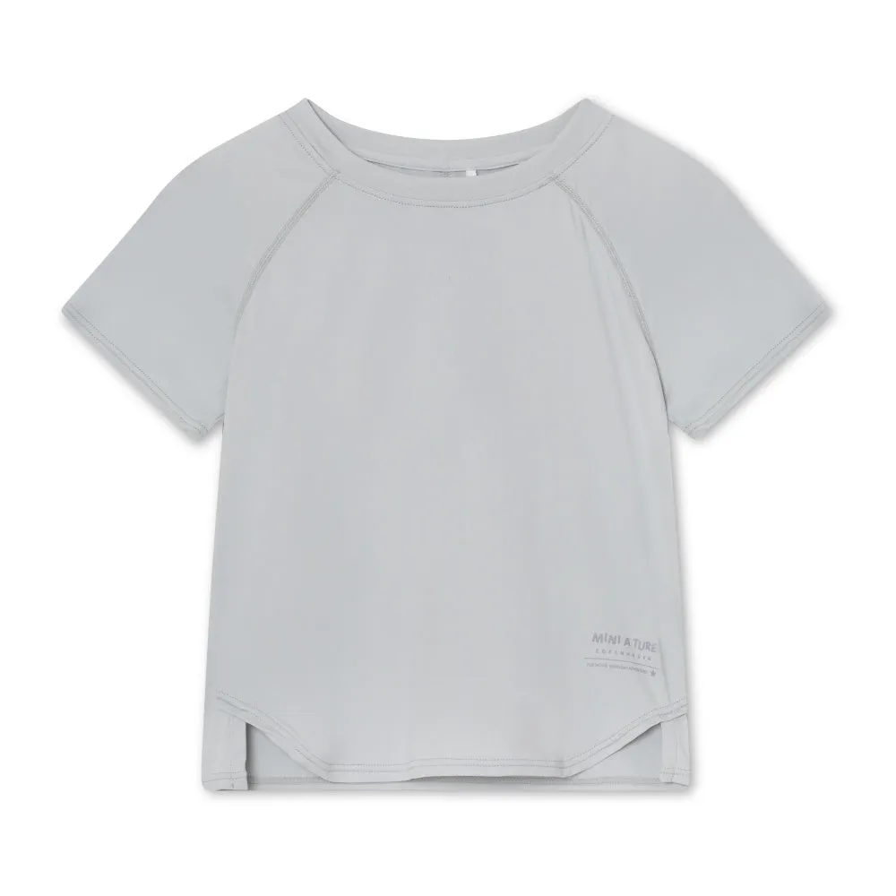 Light Blue Print Logo T-Shirt