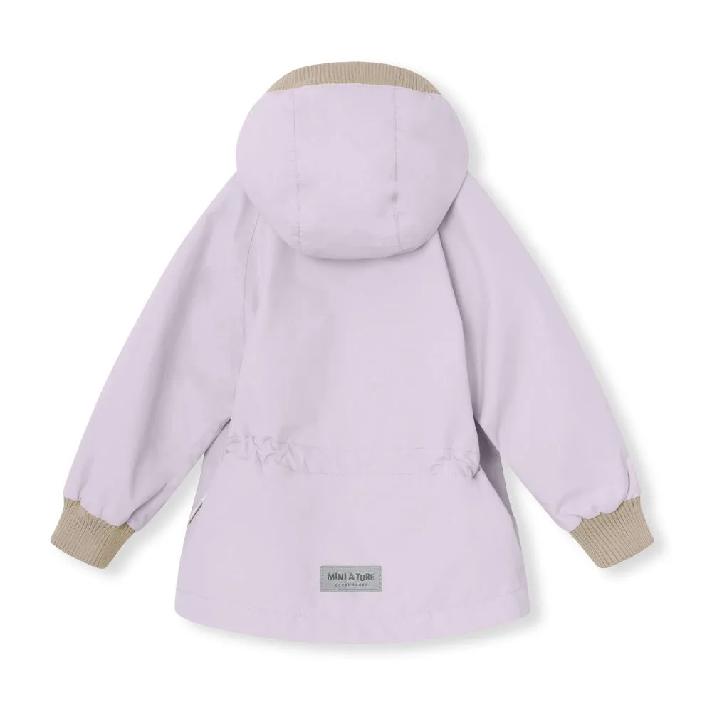 Light Purple Printed Logo Jacket