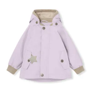 Light Purple Printed Logo Jacket