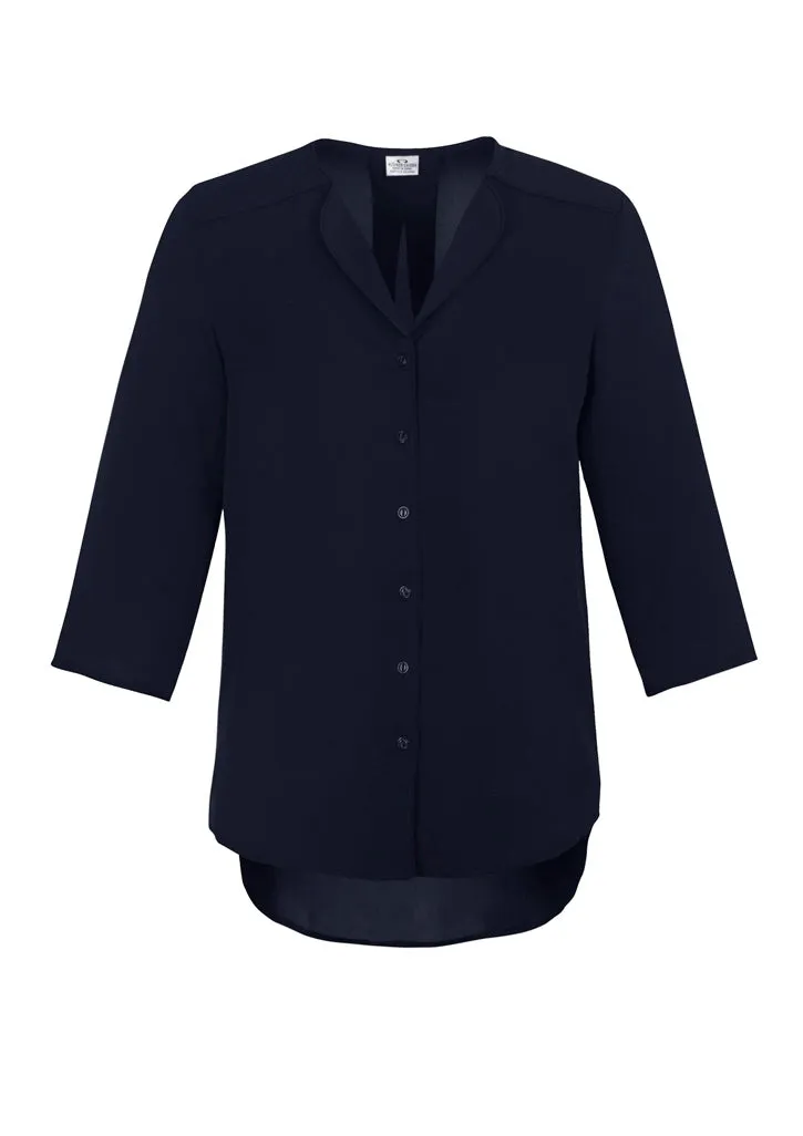 Lily Ladies Longline Blouse (BZ-S015LT)