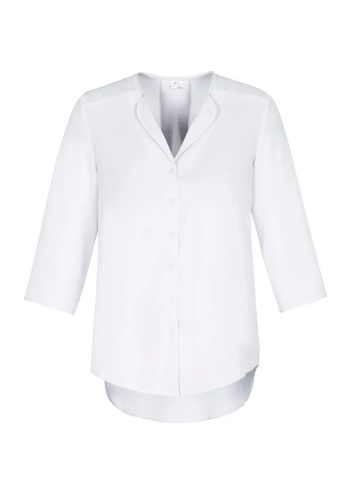 Lily Ladies Longline Blouse (BZ-S015LT)