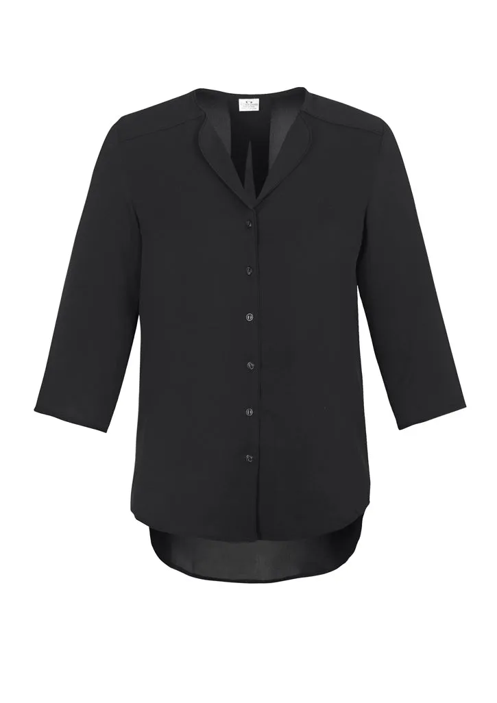 Lily Ladies Longline Blouse (BZ-S015LT)