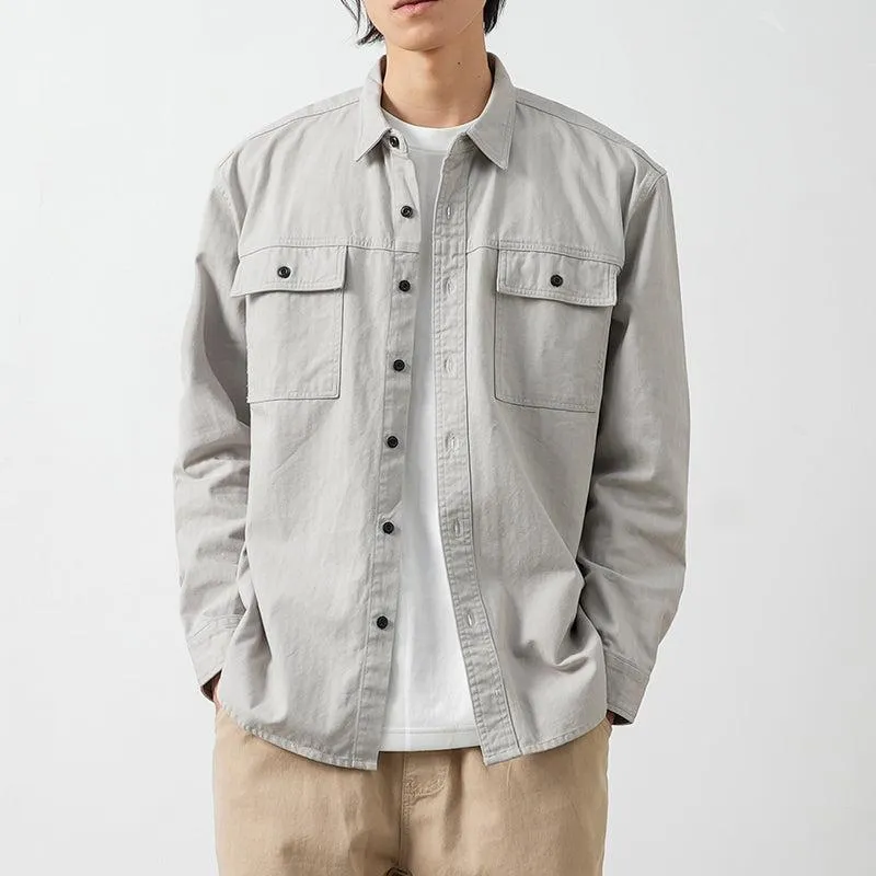 Long-sleeved Cargo Shirt
