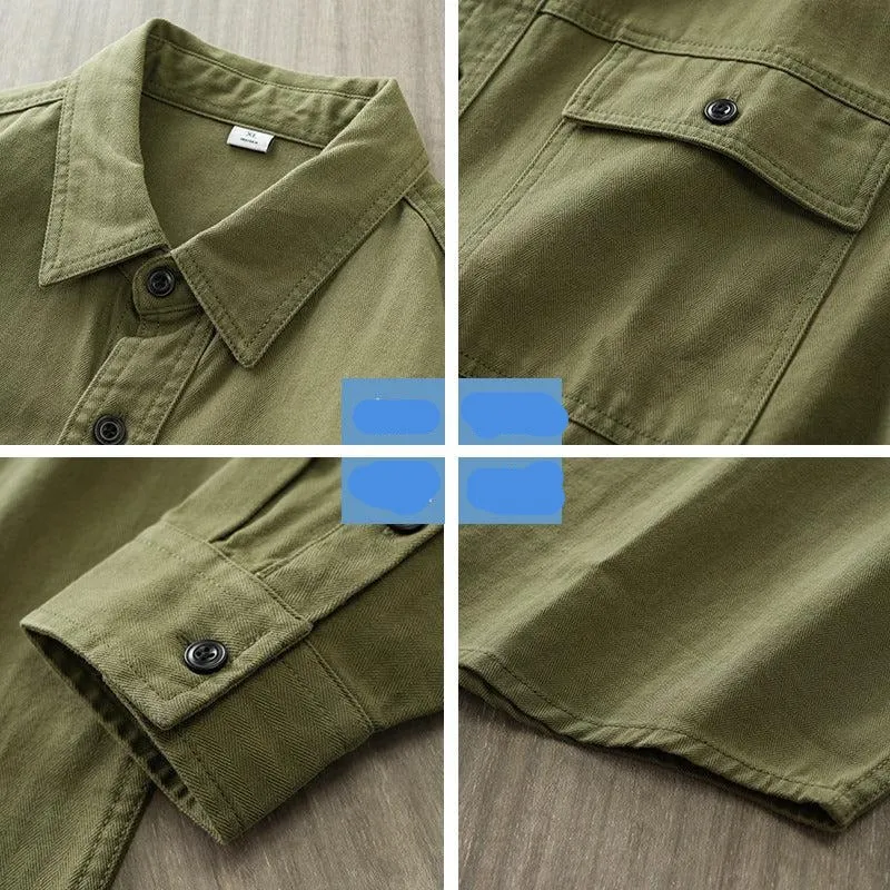 Long-sleeved Cargo Shirt