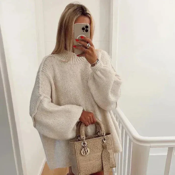 Loose-fitting jumper for casual looks for women