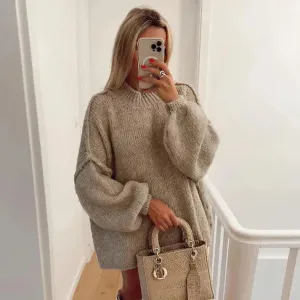 Loose-fitting jumper for casual looks for women