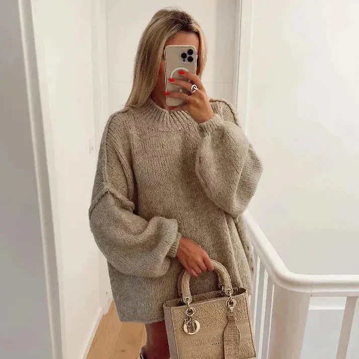 Loose-fitting jumper for casual looks for women