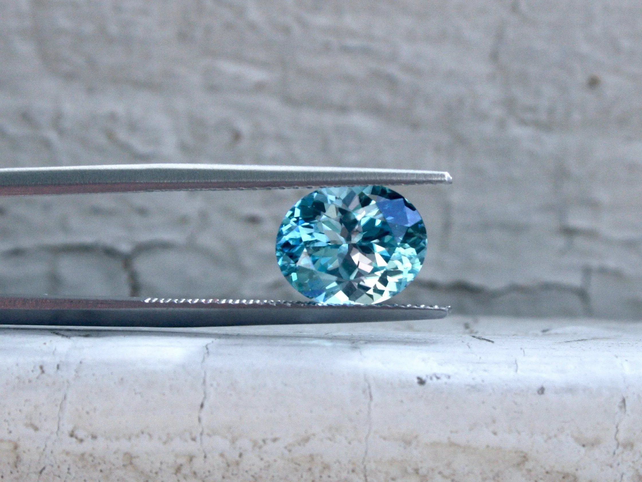 Loose Gemstone Natural Blue Zircon - 3.61ct.