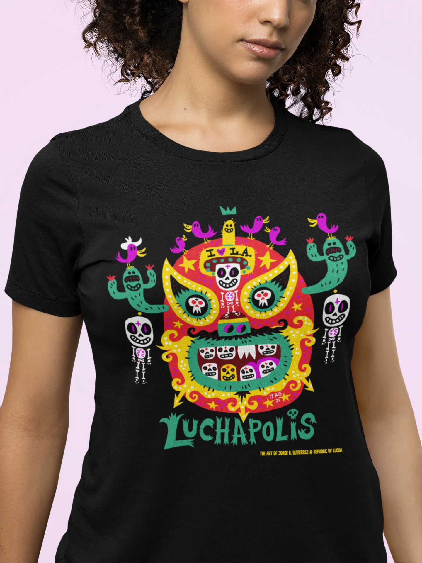 LUCHAPOLIS Jorge R. Gutierrez t-shirt