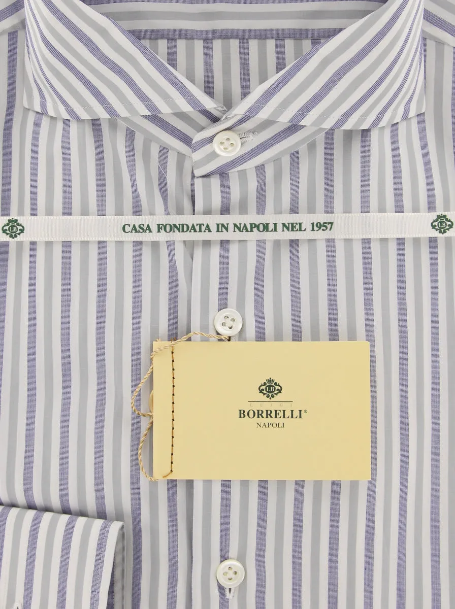 Luigi Borrelli Light Blue Shirt - 15.75 US / 40 EU