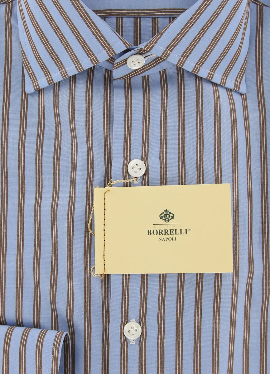 Luigi Borrelli Light Blue Shirt - 15.75 US / 40 EU