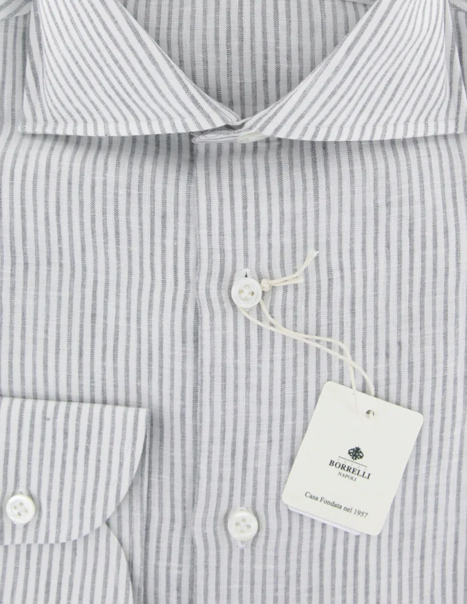 Luigi Borrelli Light Gray Shirt - Slim