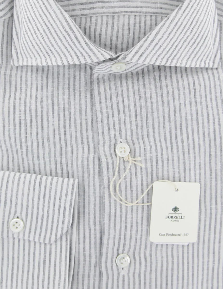 Luigi Borrelli Light Gray Shirt - Slim