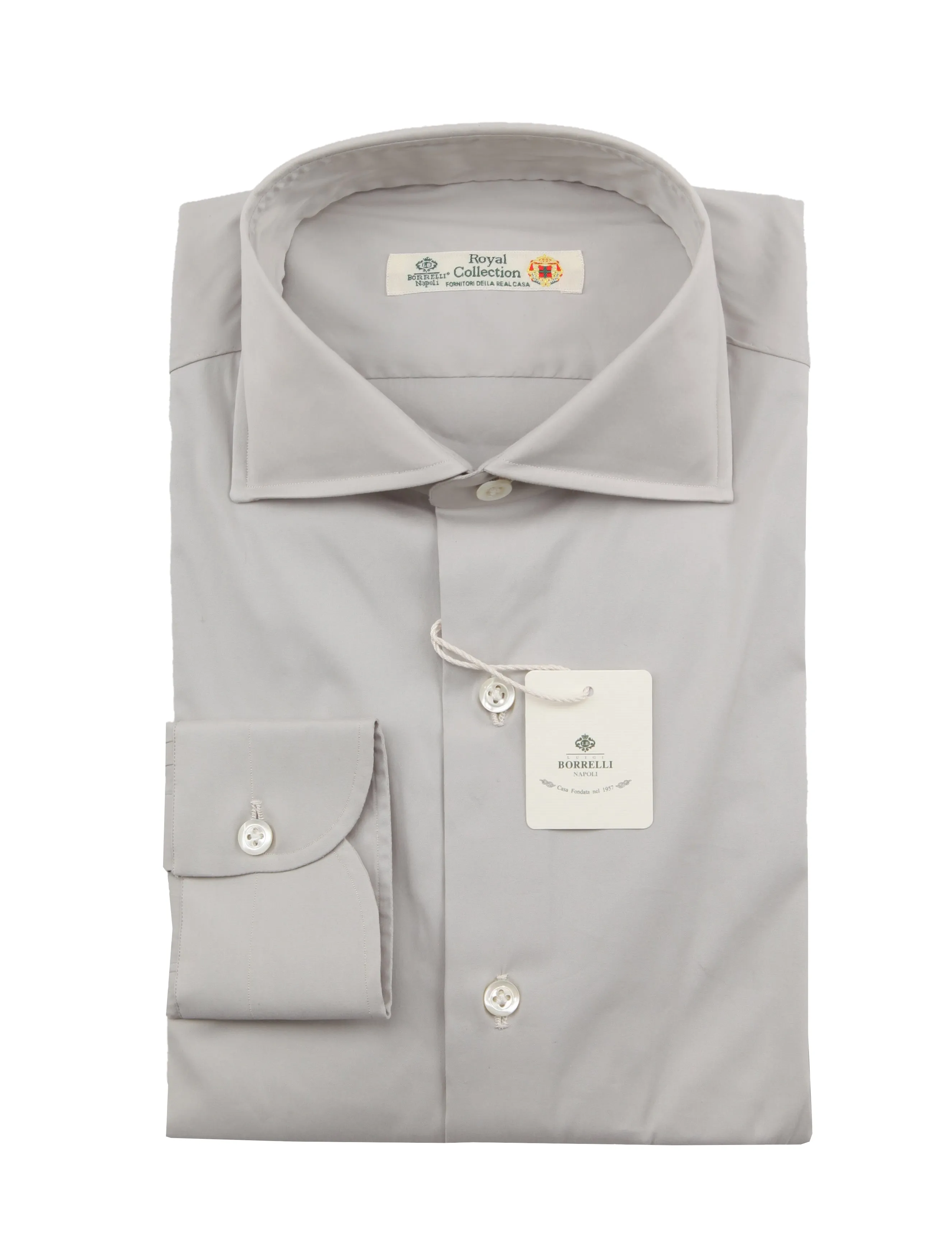 Luigi Borrelli Light Gray Shirt - Slim