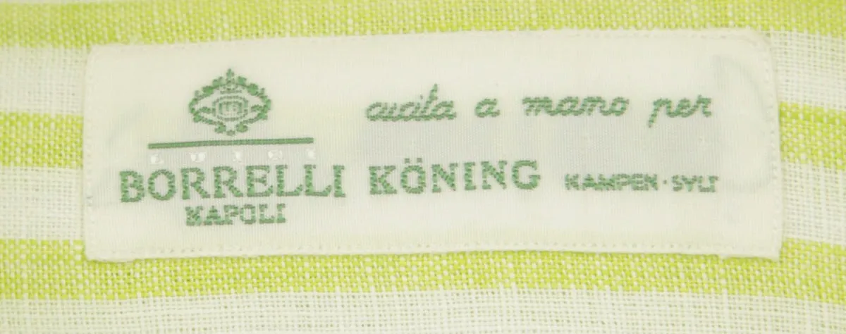 Luigi Borrelli Light Green Shirt - Slim