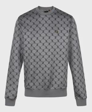 Luke 1977 Gazzas Tears Sweatshirt Smoke Grey