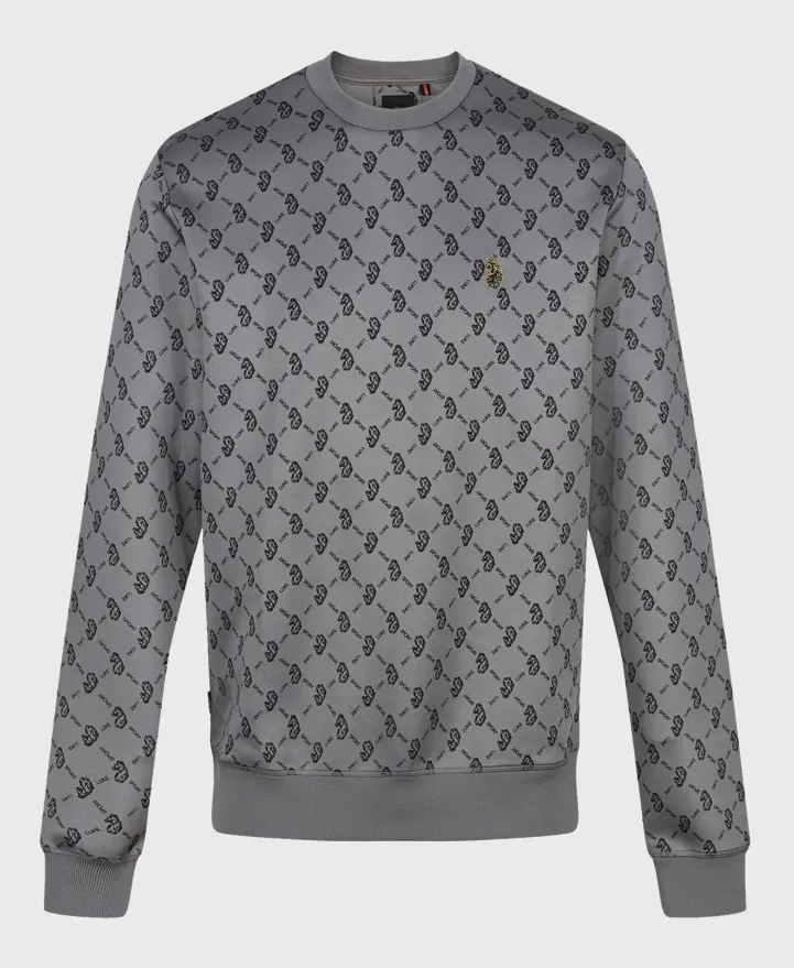 Luke 1977 Gazzas Tears Sweatshirt Smoke Grey