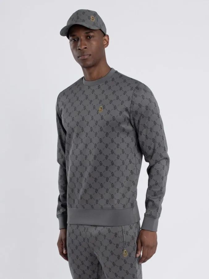 Luke 1977 Gazzas Tears Sweatshirt Smoke Grey