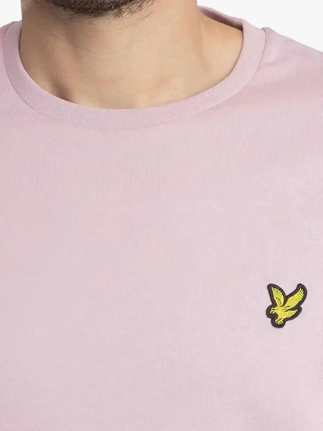 Lyle & Scott Mens Plain T-Shirt Pink Light