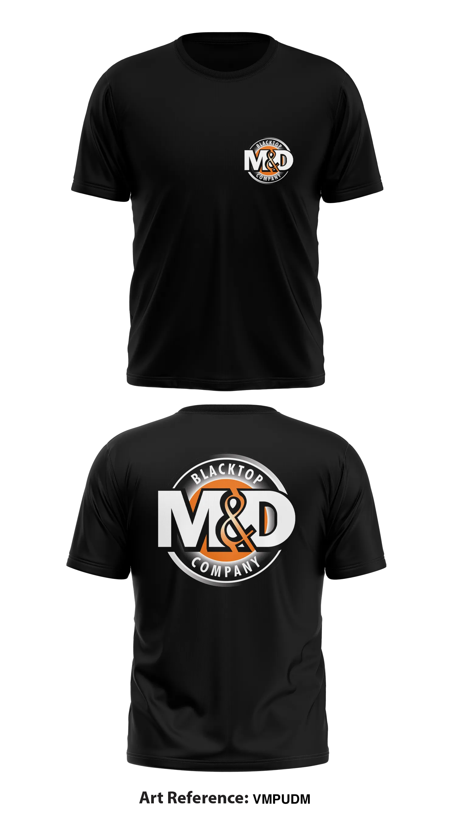 M&D Blacktop Co. Store 1 Core Men's SS Performance Tee - vmPuDM