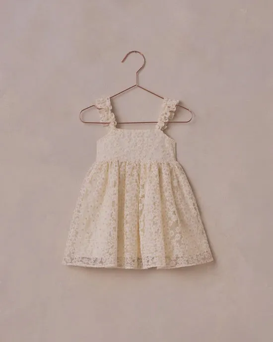 Mara Dress | Embroidered Daisy Tulle | Noralee