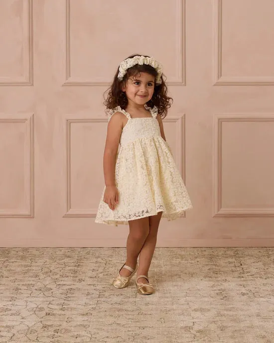 Mara Dress | Embroidered Daisy Tulle | Noralee
