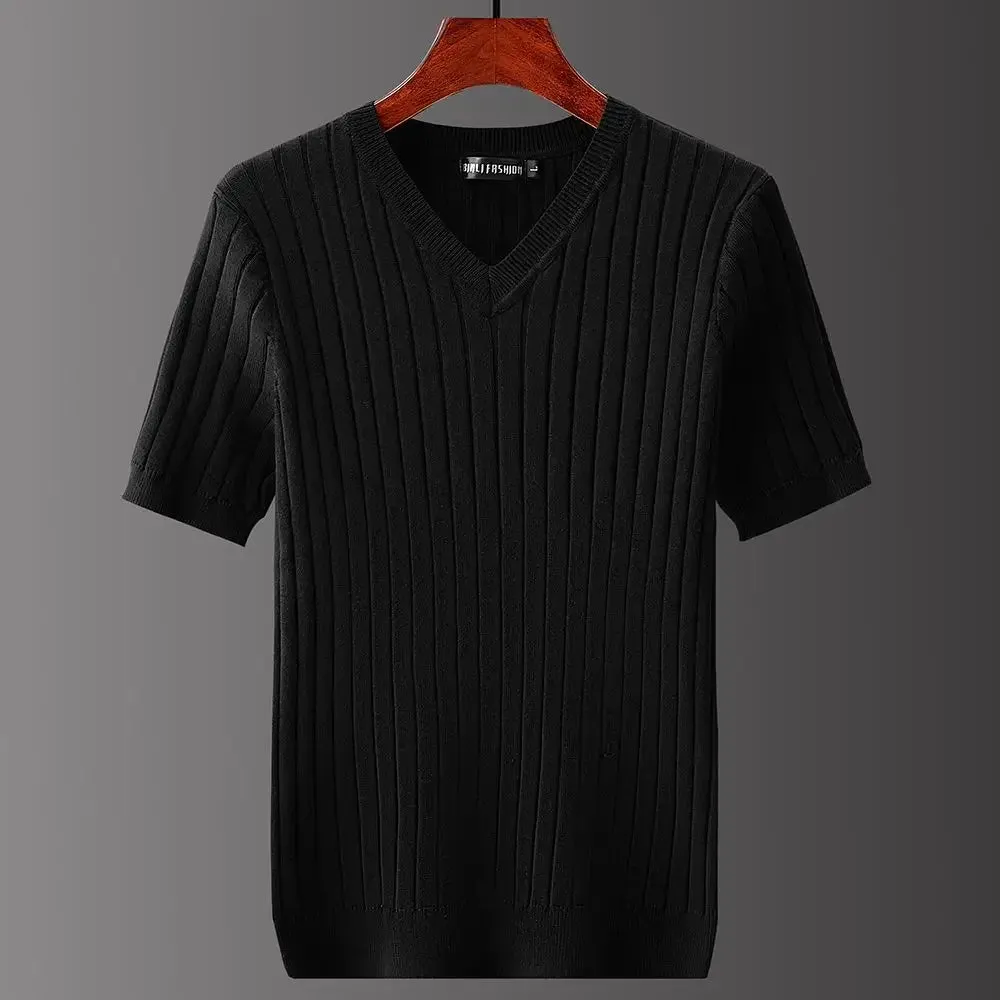 Maxwell Reed Textured Knit Tee