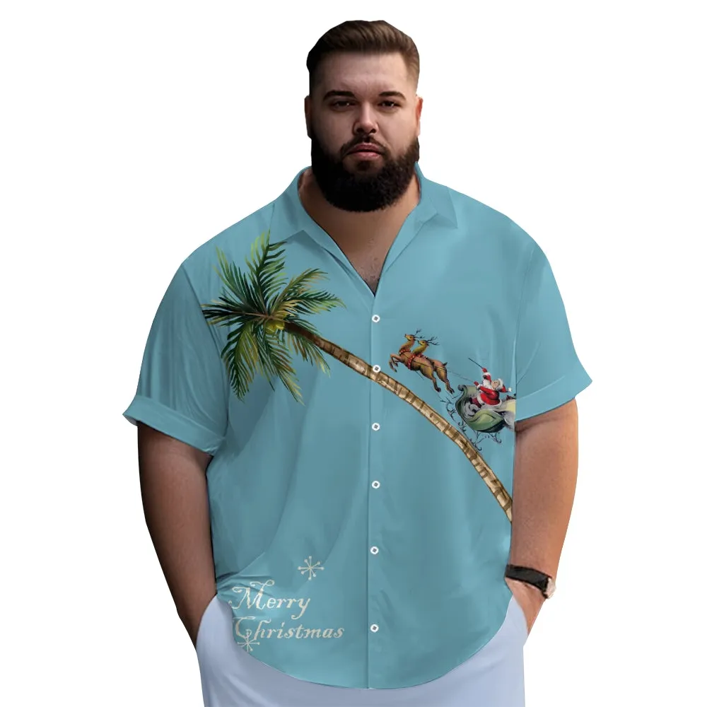 Men's Christmas Creative Design Short Sleeve Shirt 2411009306