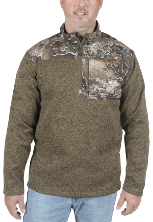 Men's Crater Valley Sweater Fleece ¼ Zip Jacket - Realtree