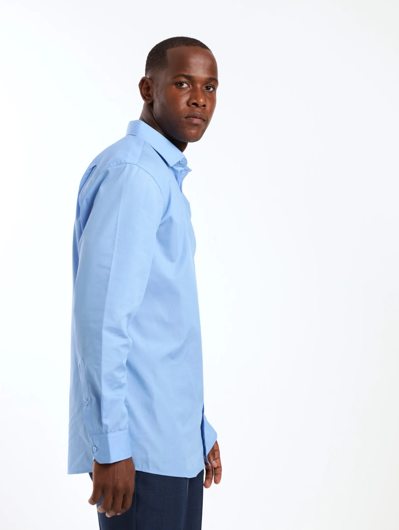 Men's Easy Care Shirt - Blue