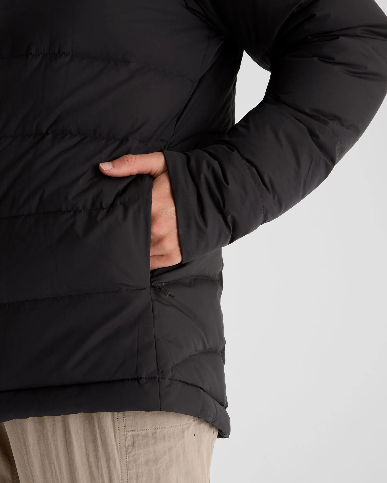 Men's Epiq SE Hooded Down Jacket  - Black