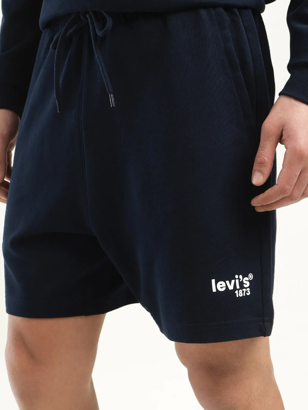 Men's Navy Regular Fit Shorts