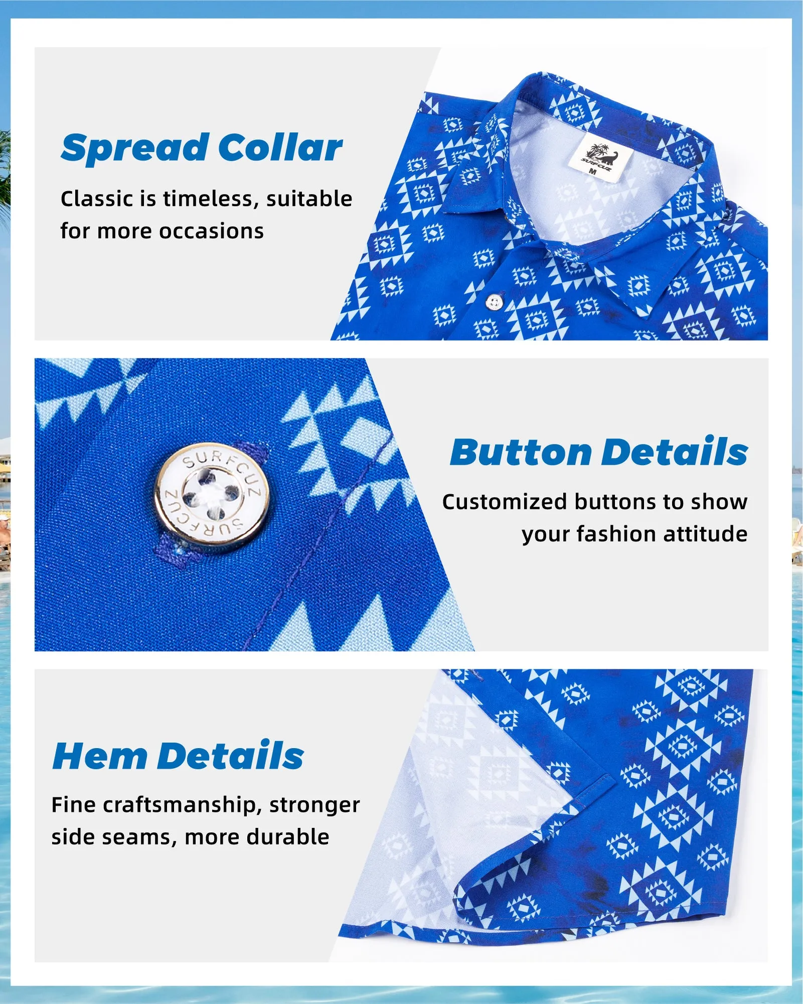 Men‘s Stretch Quick-Dry Hawaiian Shirts