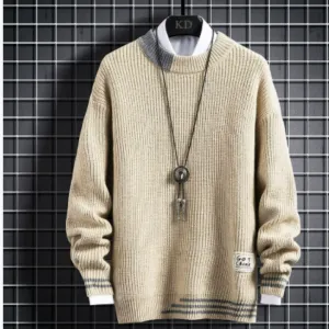 Men's Stylish Outdoor Knitted Sweater | Long Sleeve