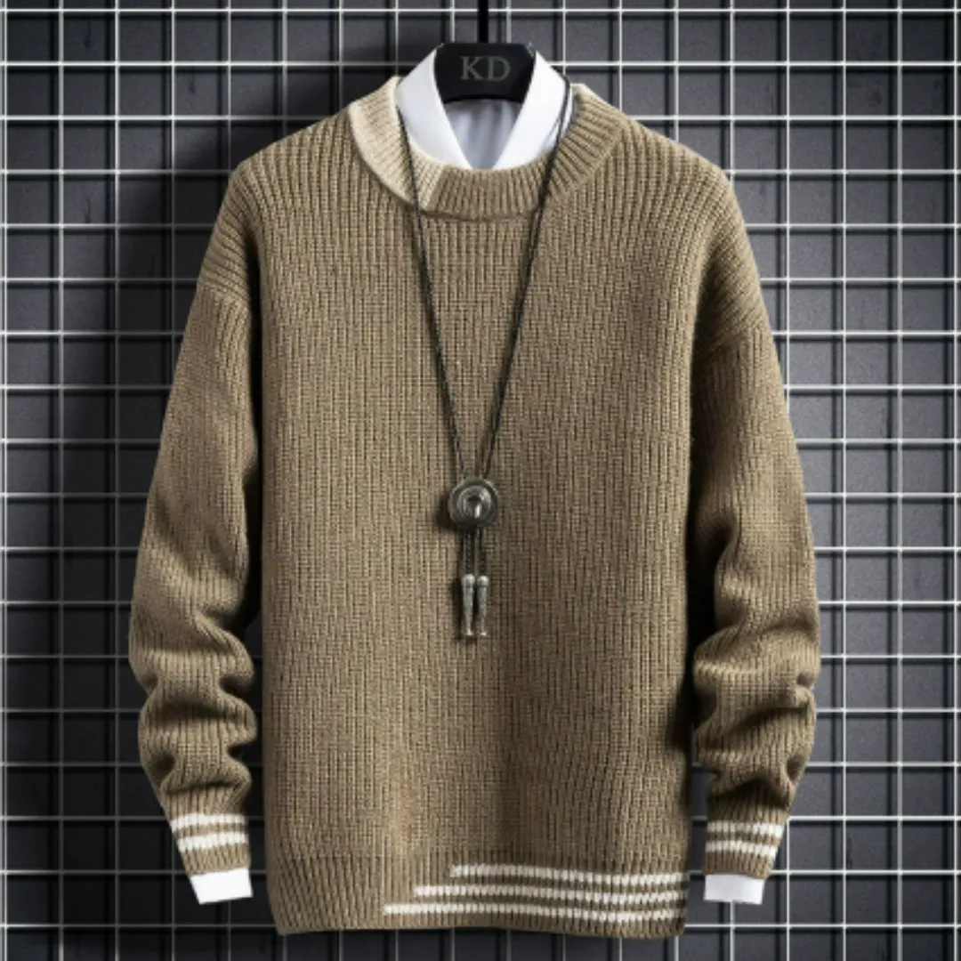 Men's Stylish Outdoor Knitted Sweater | Long Sleeve