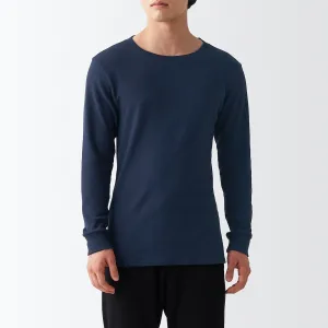 Men's Thick Cotton Crew Neck Long Sleeve T-shirt