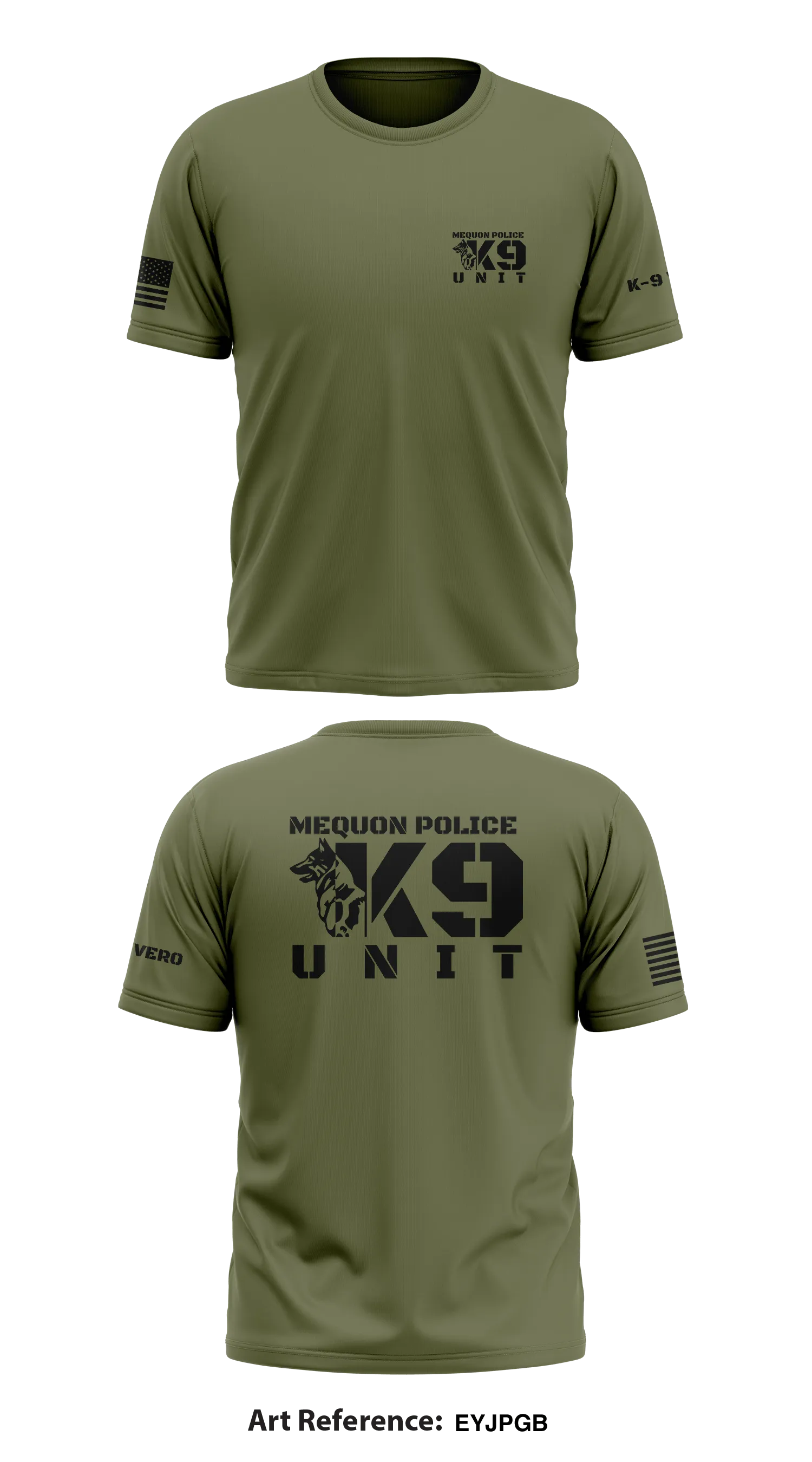 Mequon PD K-9 Store 1 Core Men's SS Performance Tee - EyJPgB