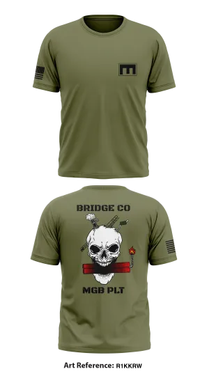 Mgb PLT , Bridge CO, 8th ESb Store 1 Core Men's SS Performance Tee - r1kkrW
