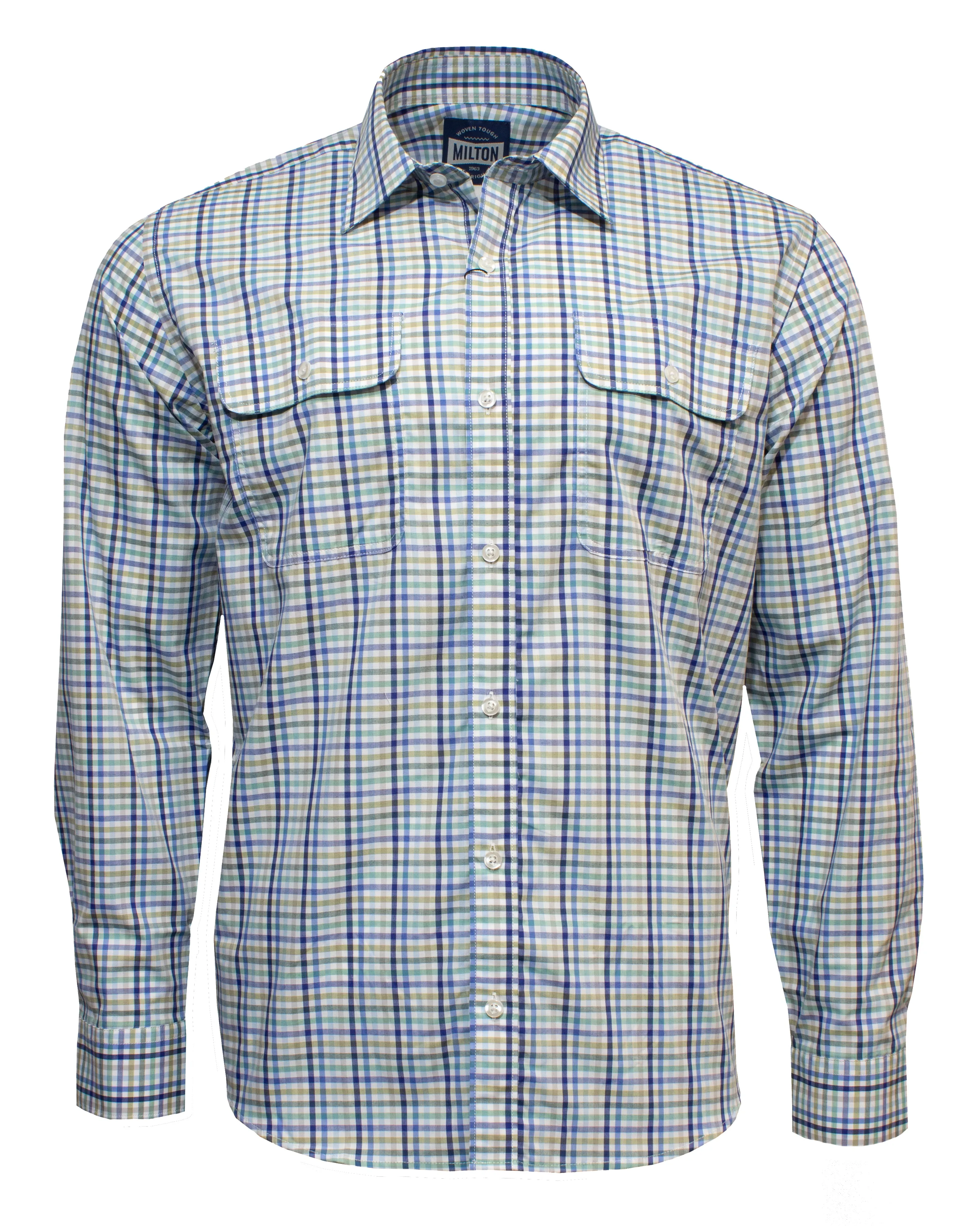 Milton Check Double Pocket Shirt