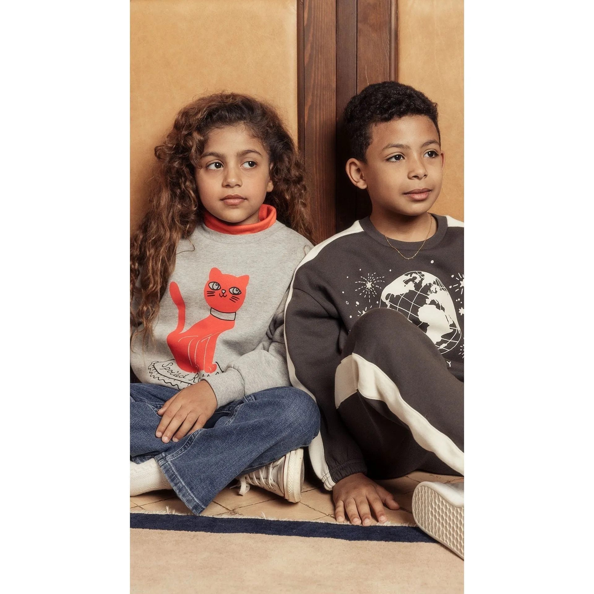 Mini Rodini Society Sp Sweatshirt - Grey