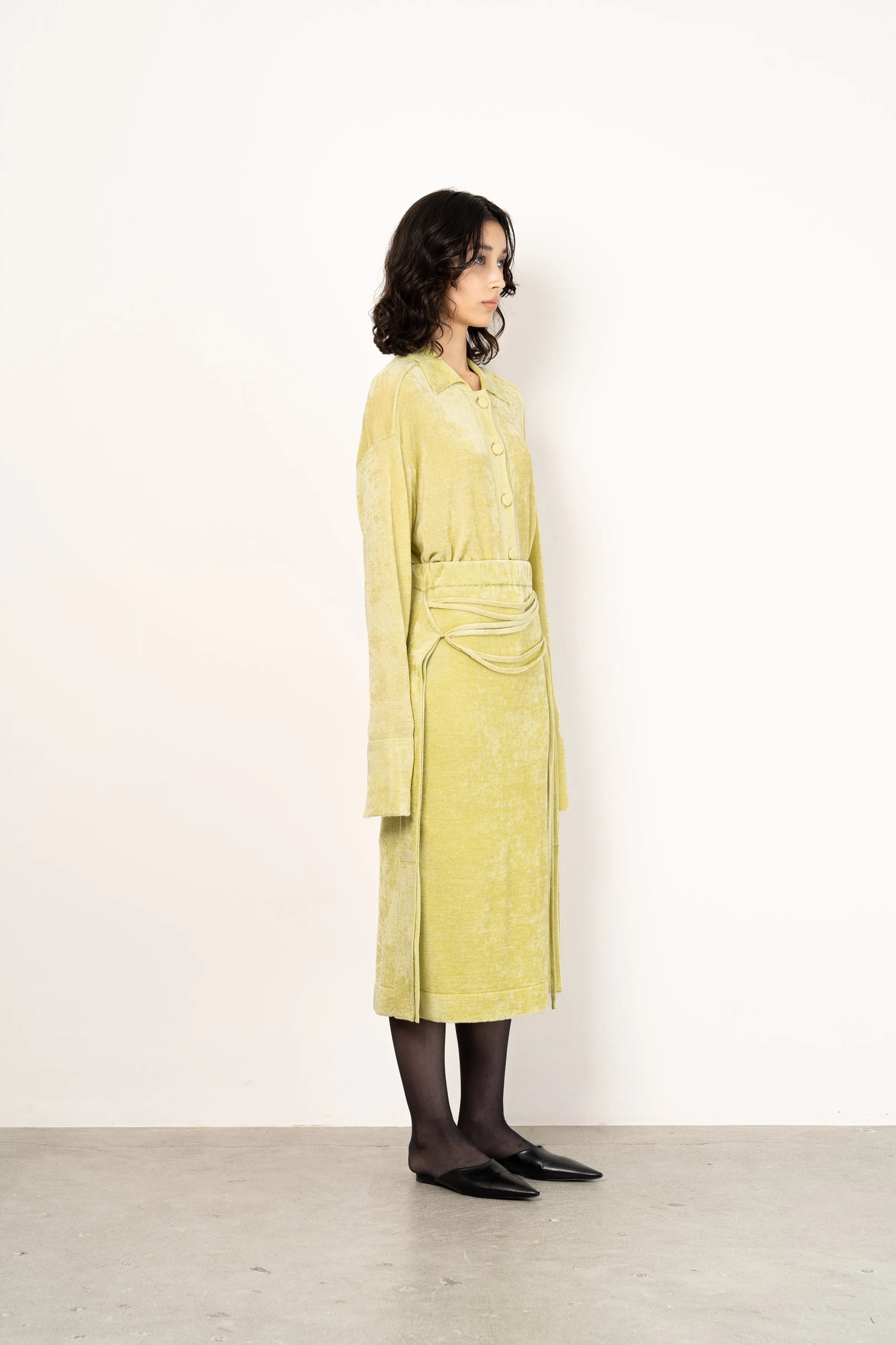 MOLE KNIT SHIRTS [LIME]
