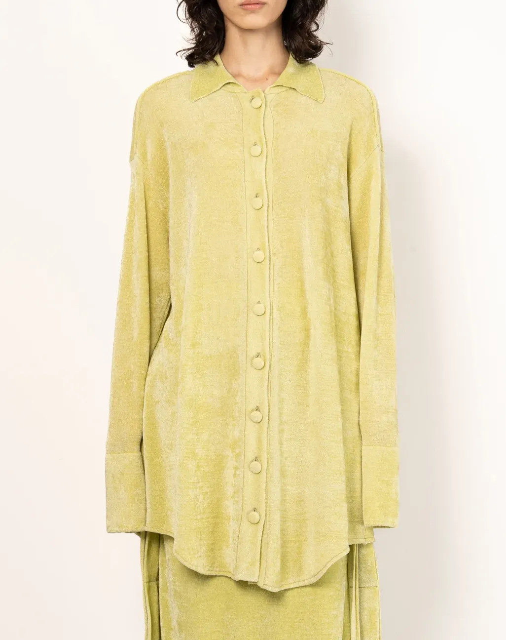 MOLE KNIT SHIRTS [LIME]