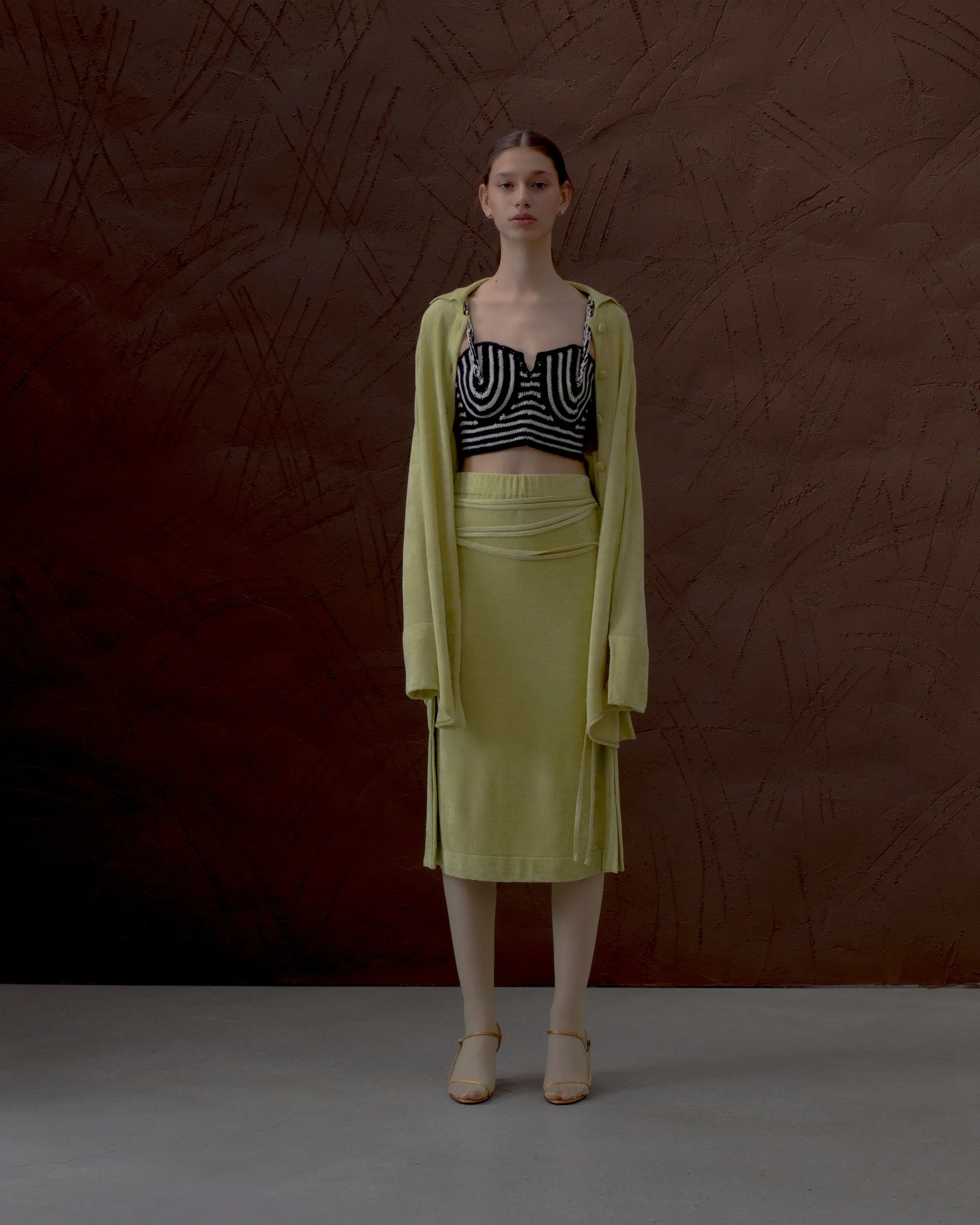 MOLE KNIT SHIRTS [LIME]