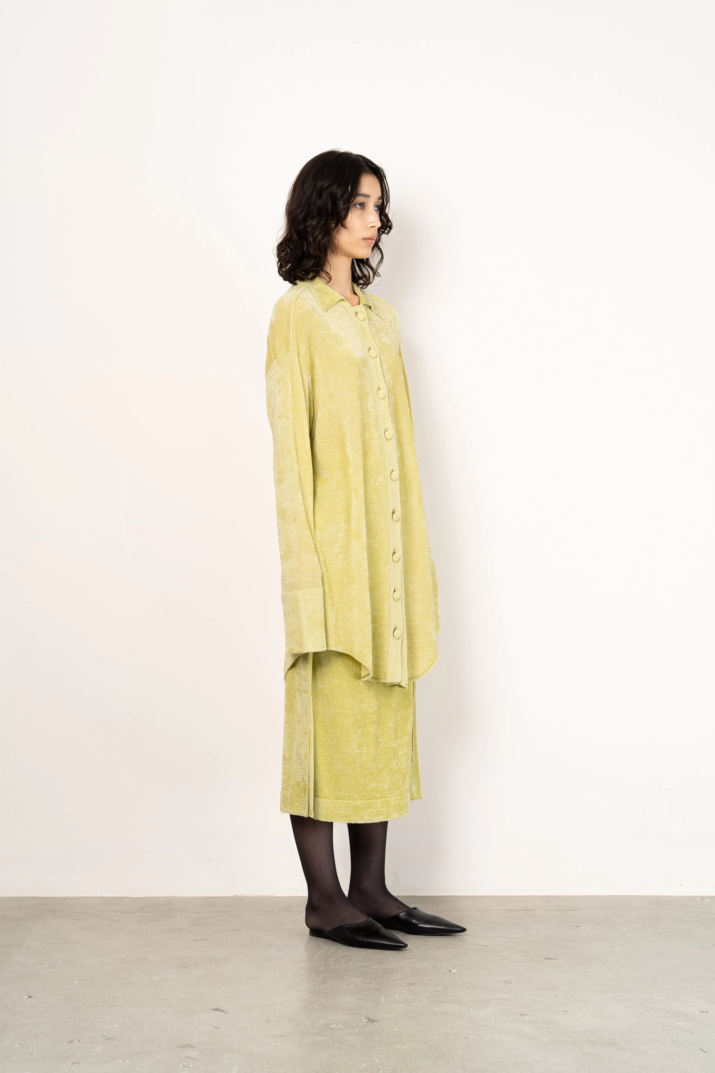 MOLE KNIT SHIRTS [LIME]